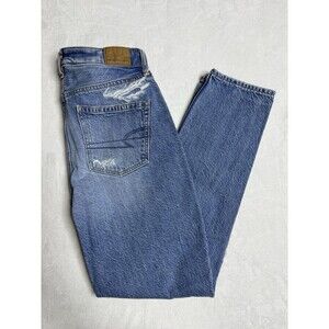 Women’s 0- American Eagle High Rise Distressed Mom Jeans